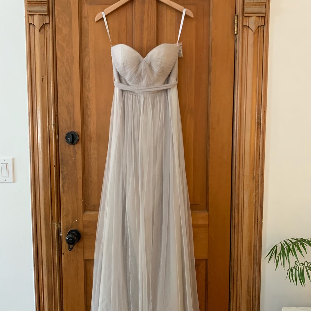 Anthropologie Jenny Yoo Annabelle, Ice Gray 4